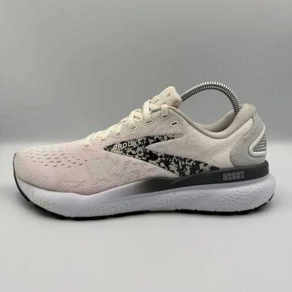 Brooks Ghost 16 Women's Size 9.5 B White Running Shoes Sneakers 1204071B147 - Picture 3 of 8